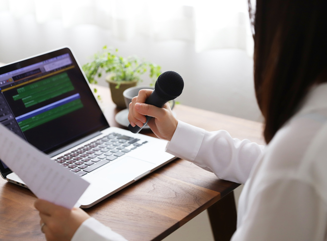 宅録ナレーション